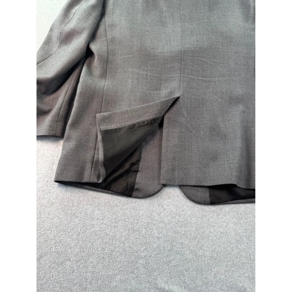Jos. A. Bank Travelers Collection Grey 100% Wool Blazer Sport Coat 44R 01110